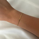 Slangeflettede Armbånd