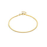 Slangeflettede Armbånd