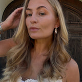 Celeste Perleøreringe