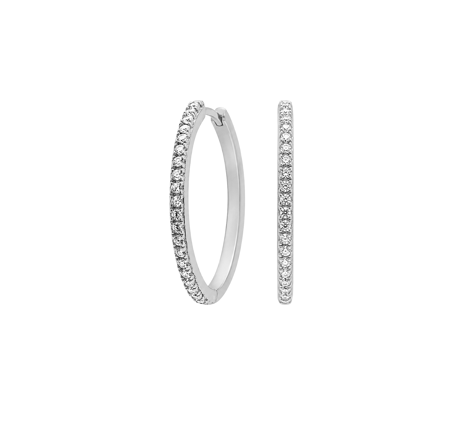 Elena Zirconia Hoops